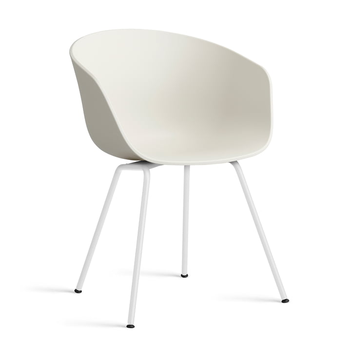 Hay - About A Chair AAC 26 , acier blanc / melange cream 2. 0