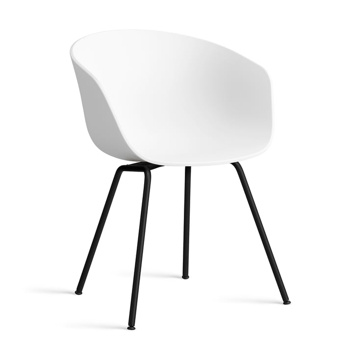 Hay - About A Chair AAC 26 , acier noir / blanc 2. 0