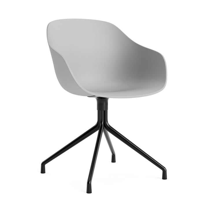 Hay - About A Chair AAC 220, aluminium noir / concrete grey 2. 0