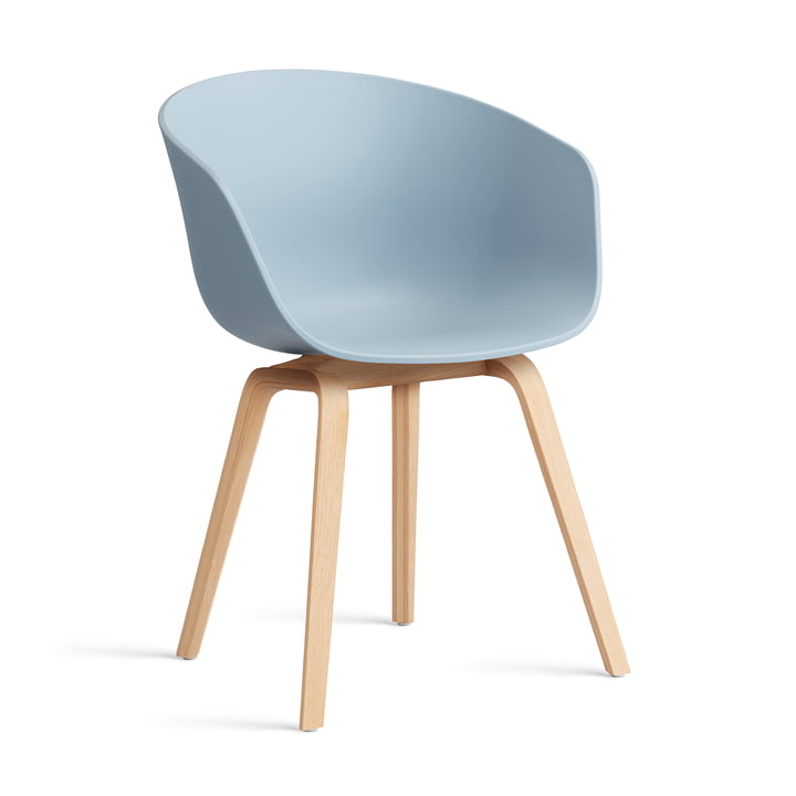 Hay - About A Chair AAC 22, chêne savonné / slate blue 2. 0