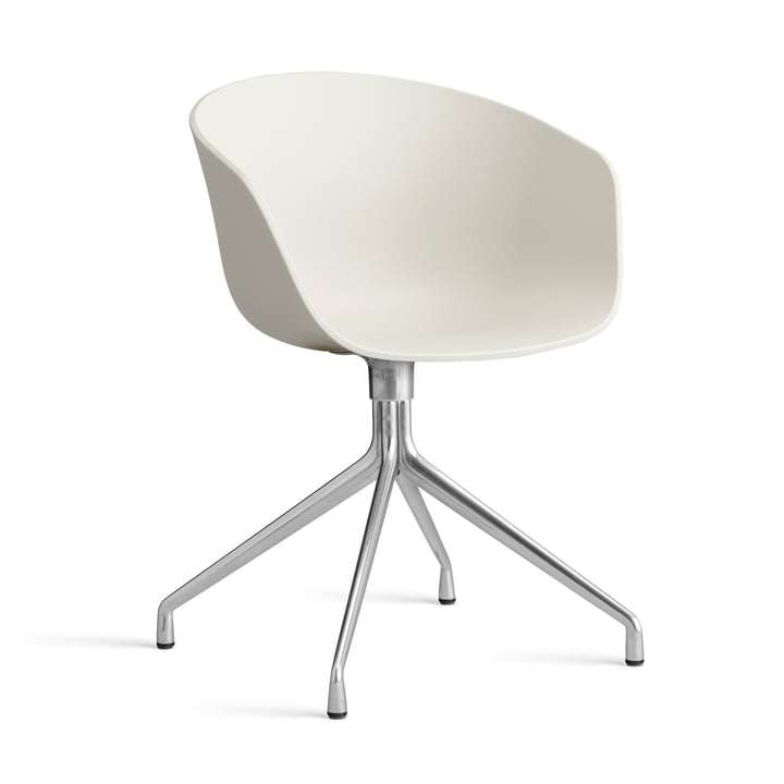 Hay - About A Chair AAC 20, aluminium poli / melange cream 2. 0