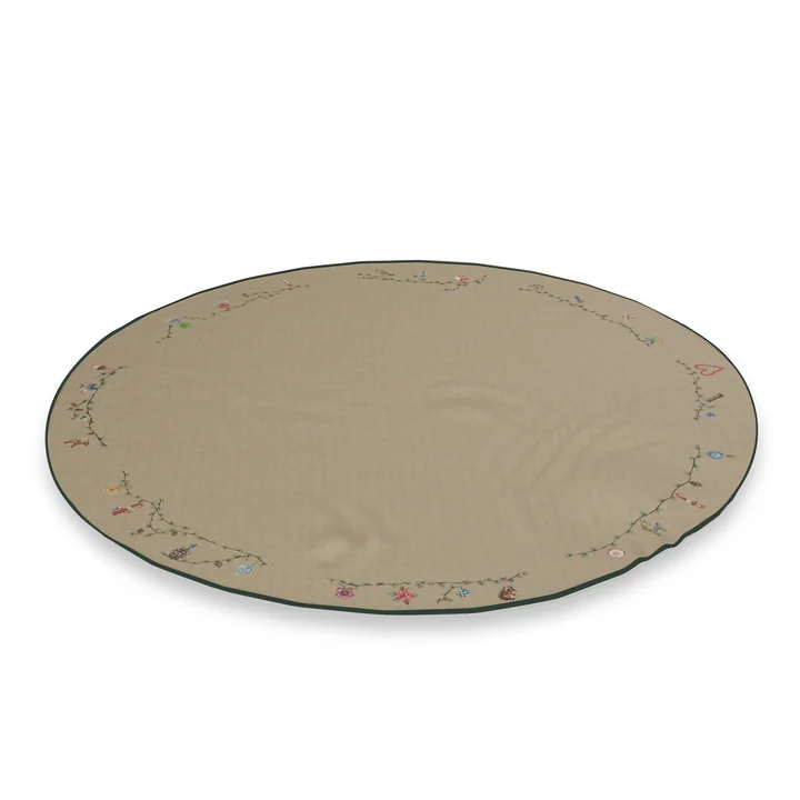 Hammershøi Christmas 2024 Tapis de sapin de Noël Ø 130 cm, beige de Kähler Design