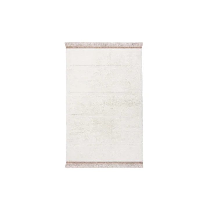 Lorena Canals - Tapis en laine Steppe, 120 x 170 cm, sheep white