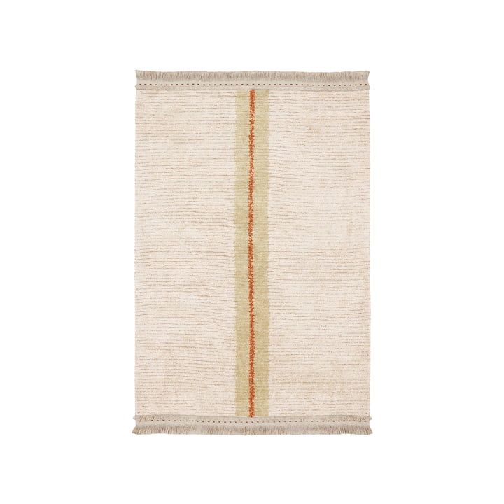 Lorena Canals - Tapis réversible Duetto, 140 cm x 200 cm, sage