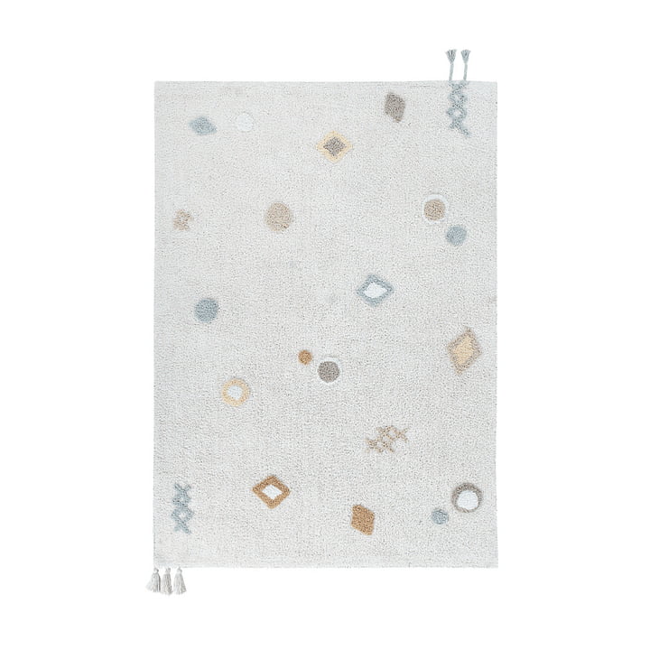 Lorena Canals - Tapis Kim, 140 cm x 200 cm, beige