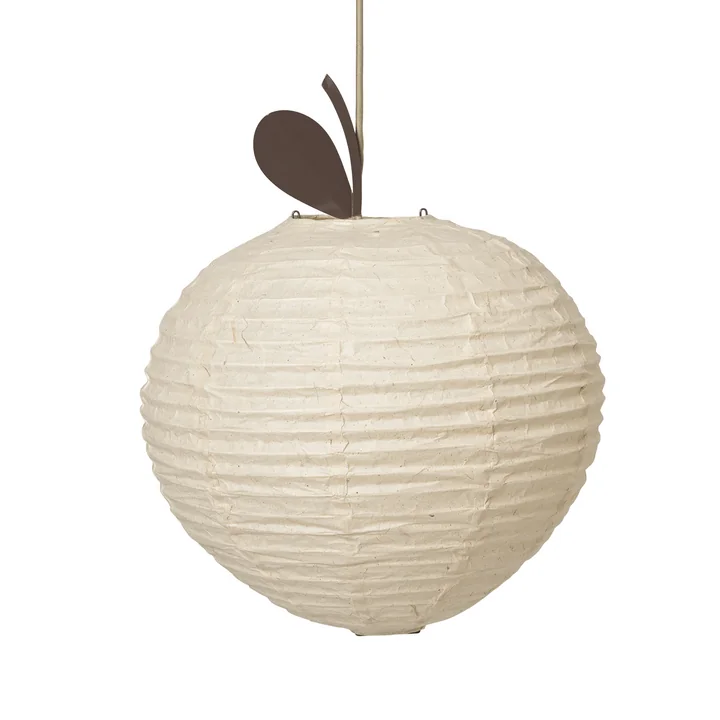 Ferm Living - Apple Abat-jour, Ø 41 cm, naturel