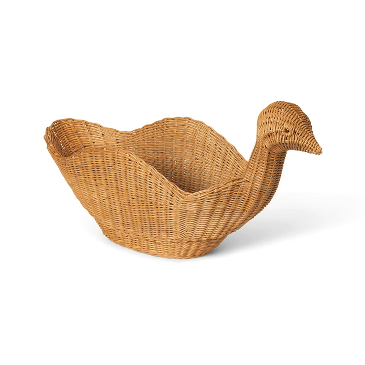 ferm Living - Bird Rangement tressé, rotin