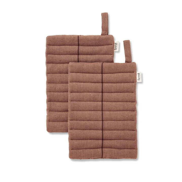 Ferm Living - Ito maniques, hazel (set de 2)