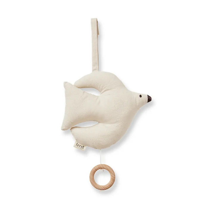 Ferm Living - Swif Bird mobile musical, naturel