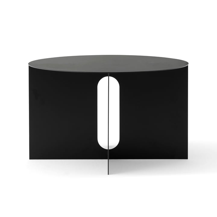 Audo - Androgyne Table d'appoint Base, Ø 63 cm, noir