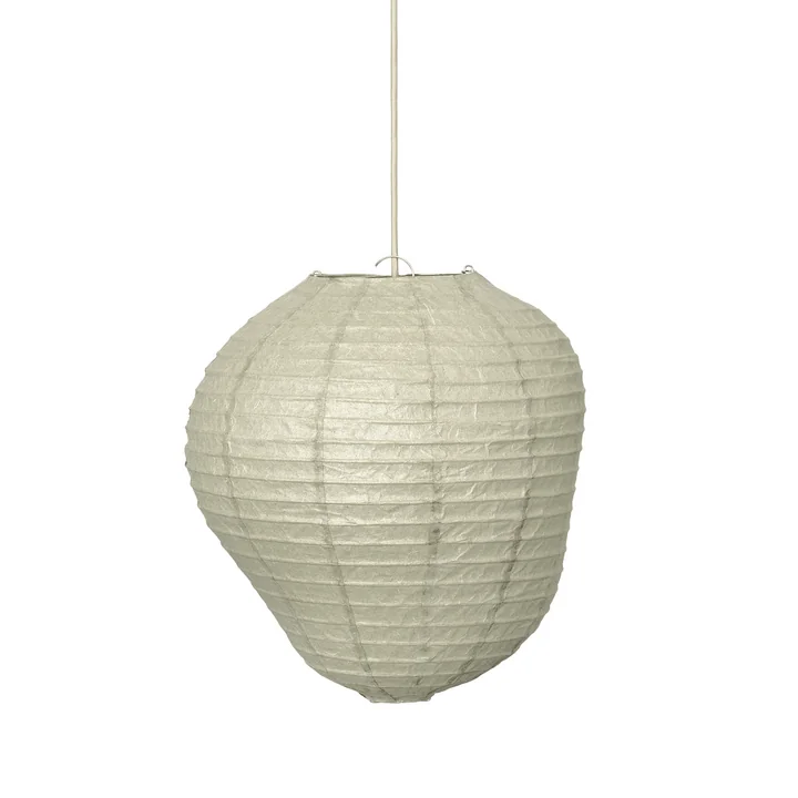 Ferm Living - Kurbis Abat-jour, H 60 x Ø 57 cm, dark sage