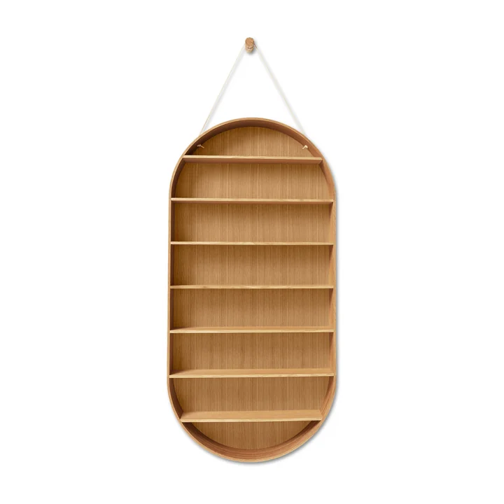 Ferm Living - Oval Dorm Étagère murale, chêne huilé