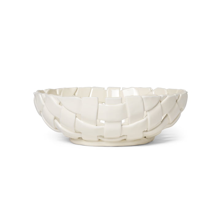 ferm Living - Plait Coupe, Ø 30 cm, blanc cassé