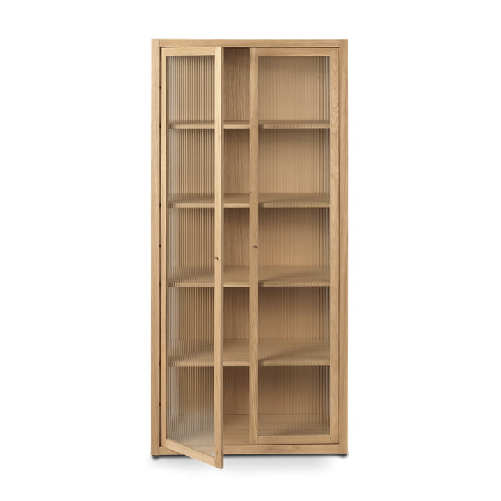 ferm Living - Reed Vitrine, chêne naturel