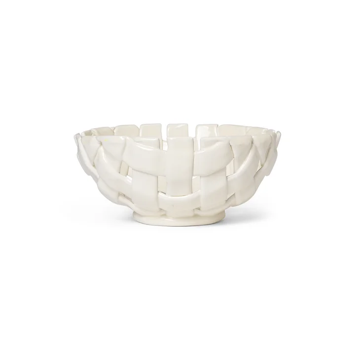 Ferm Living - Plait Coupe, Ø 24 cm, blanc cassé
