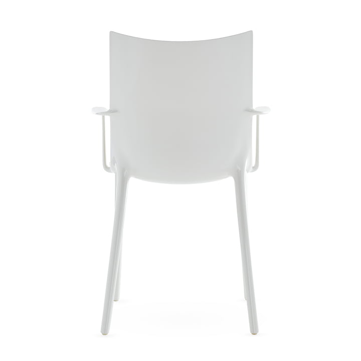 Kartell - H.H.H. Chaise avec accoudoirs, blanc