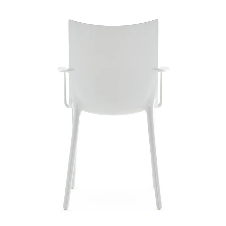 Kartell - H.H.H. Chaise avec accoudoirs, blanc