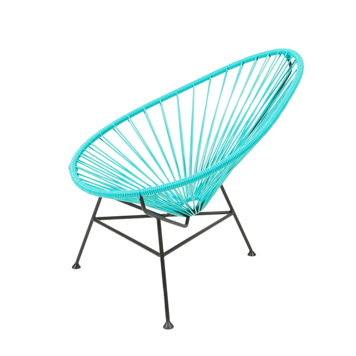 Acapulco Design - Enfants Acapulco Mini Chair , aqua / noir