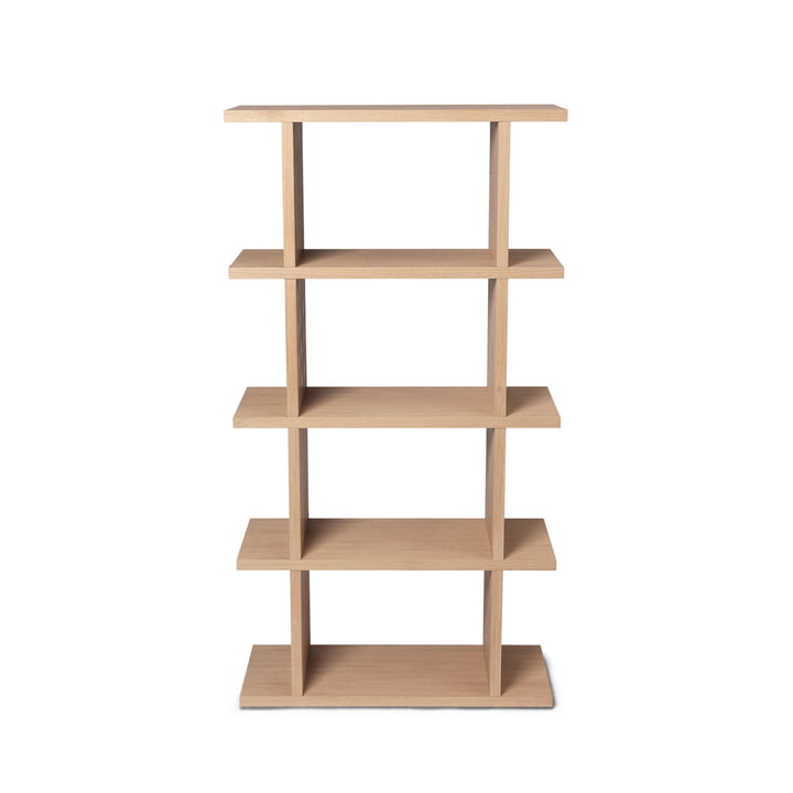 ferm Living - Kona Bibliothèque 1 x 4, 75 x 141 cm, chêne naturel