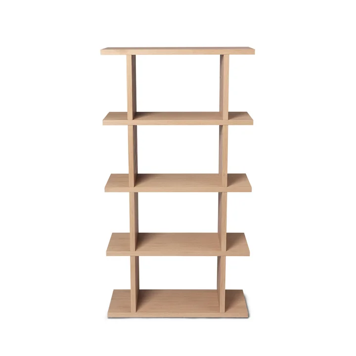 Ferm Living - Kona Bibliothèque 1 x 4, 75 x 141 cm, chêne naturel