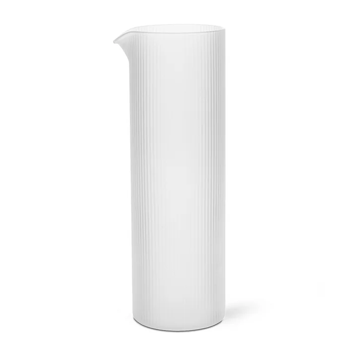 Ferm Living - Ripple Carafe à eau, 1,1 l, givré