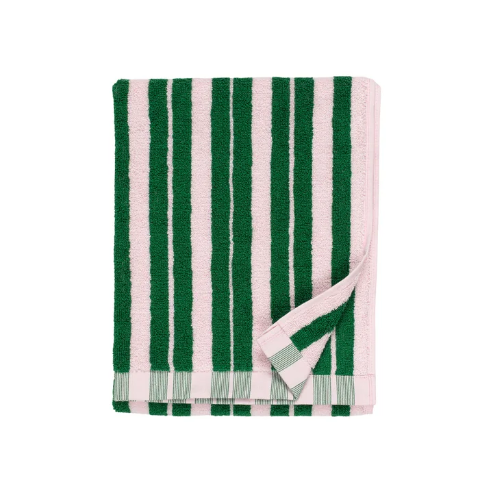 Marimekko - Serviette Raide, 50 x 70 cm, vert / rose