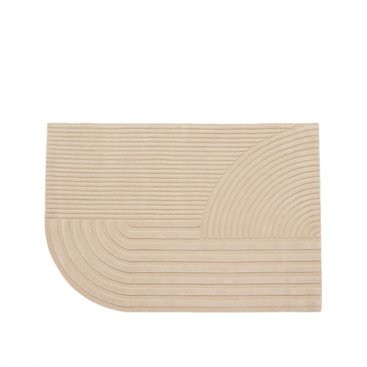 Muuto - Relevo Tapis, 170 x 240 cm, rose clair