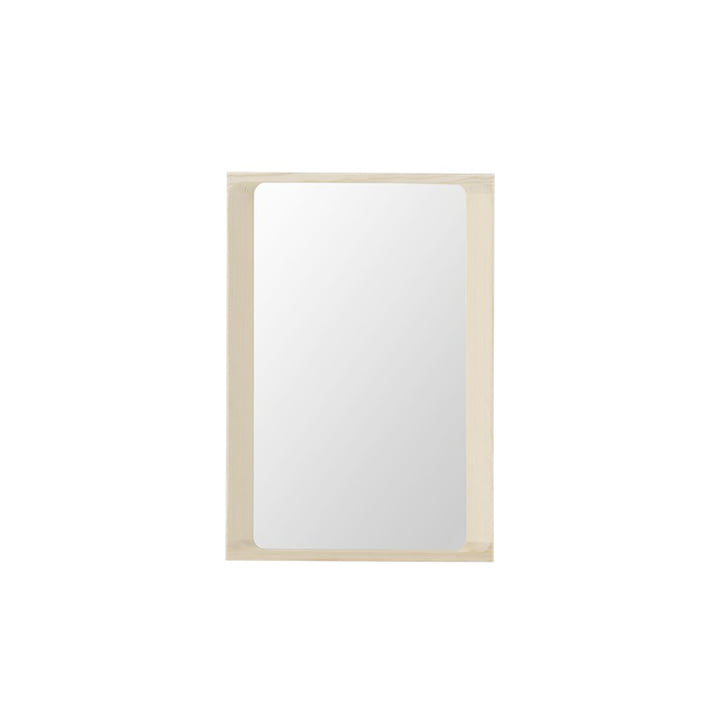 Muuto - Arced Miroir, 80 x 55 cm, épicéa huilé