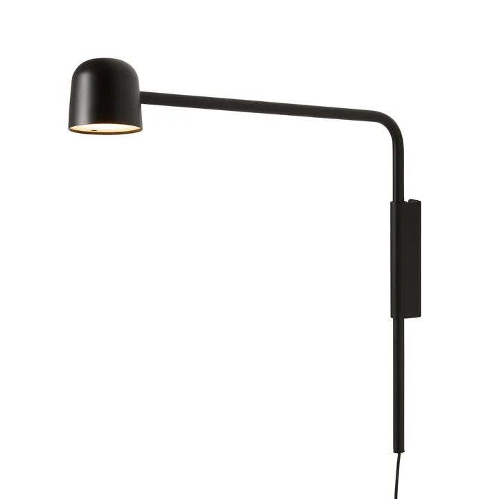 Frandsen - Satellite LED Applique murale, noir mat, allumée