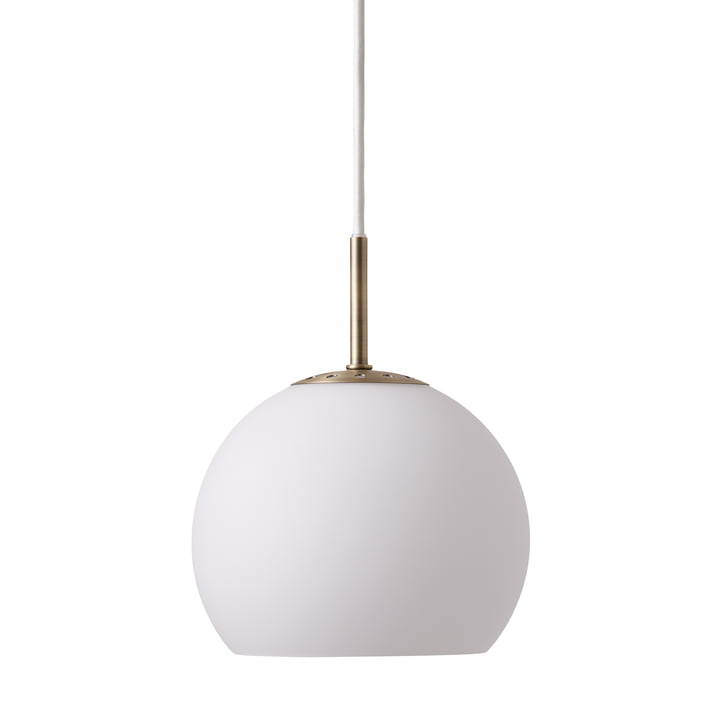 Frandsen - Ball Lampe à suspendre verre Ø 18 cm, blanc opalin