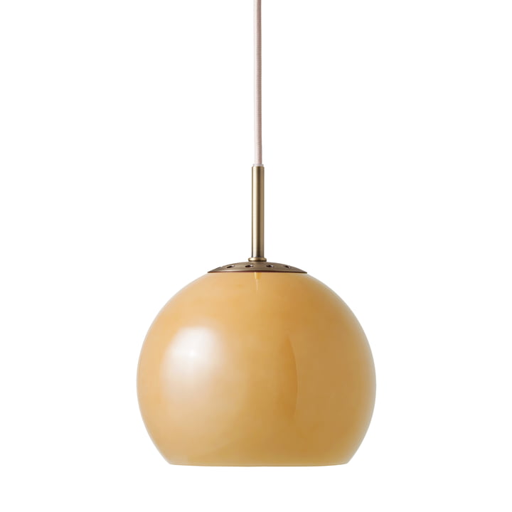 Frandsen - Ball Lampe à suspendre verre Ø 18 cm, ambre