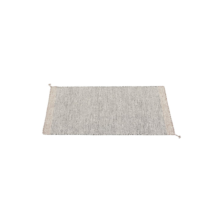 Muuto - Ply Outdoor Rug 140 x 80 cm, noir / blanc