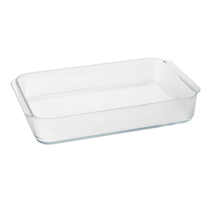 Stelton - Pilastro plat à four, 40,8 x 24,4 cm, transparent