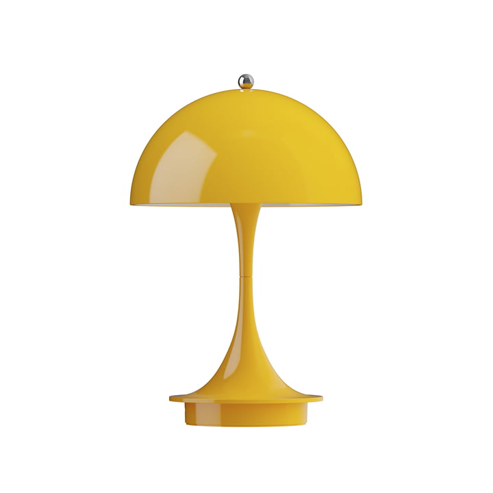 Louis Poulsen - Panthella 160 Portable V3 Lampe de table LED à batterie, jaune opaque