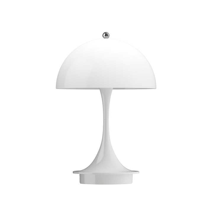 Louis Poulsen - Panthella 160 Portable V3 Lampe de table à LED rechargeable, blanc opale