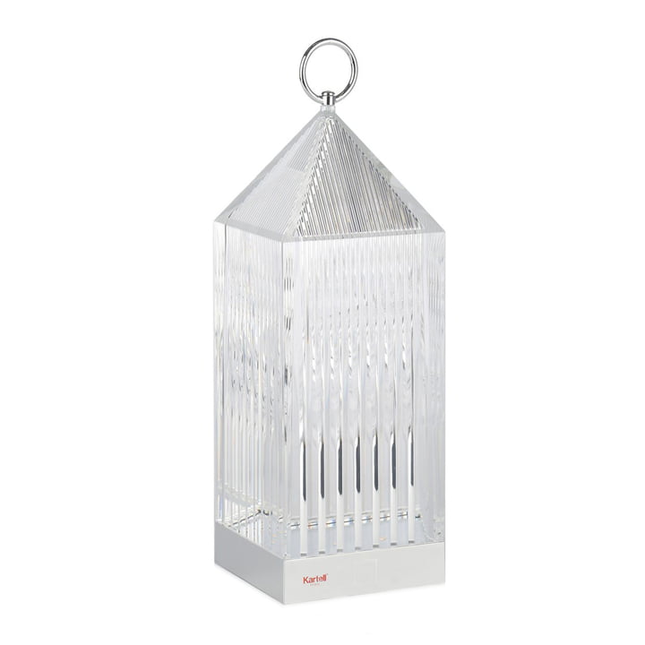 Kartell - Lampe LED Lantern, transparente