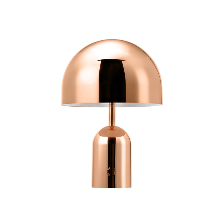 Tom Dixon - Bell LED lampe de table avec batterie, cuivre