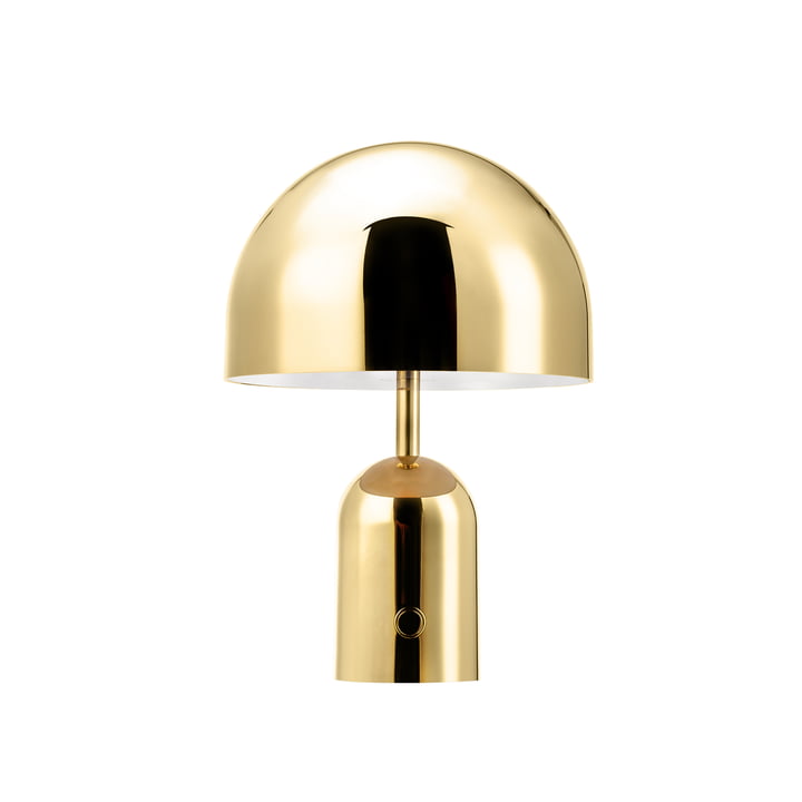 Tom Dixon - Bell LED lampe de table avec batterie, or