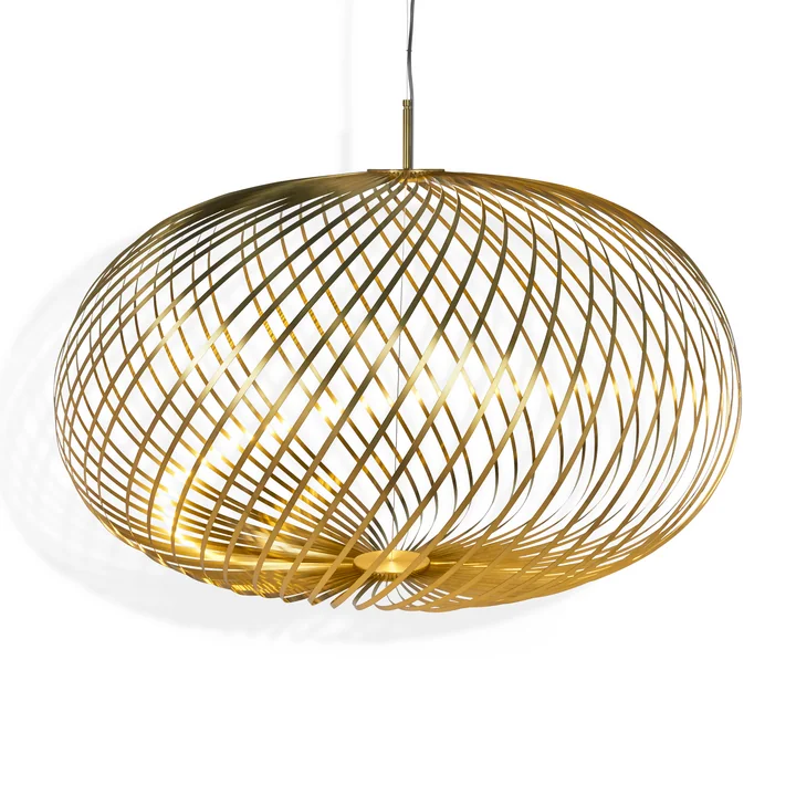 Tom Dixon - Spring Lampe à suspendre, large / laiton