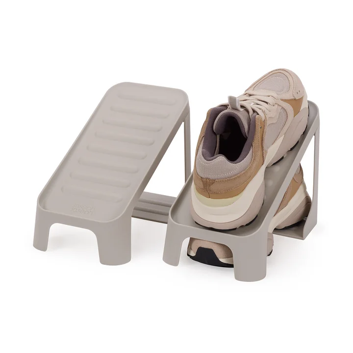 Joseph Joseph - Shoe-in Single étagère à chaussures, écru (2 pièces)