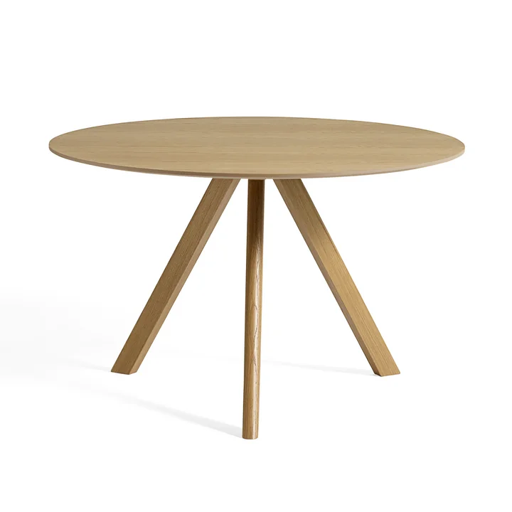 HAY - Copenhague CPH20 2. 0 Table Ø 120 cm, chêne laqué