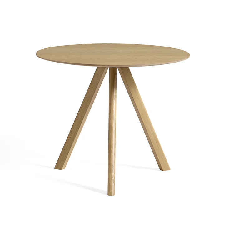 HAY - Copenhague CPH20 2. 0 Table Ø 90 cm, chêne laqué