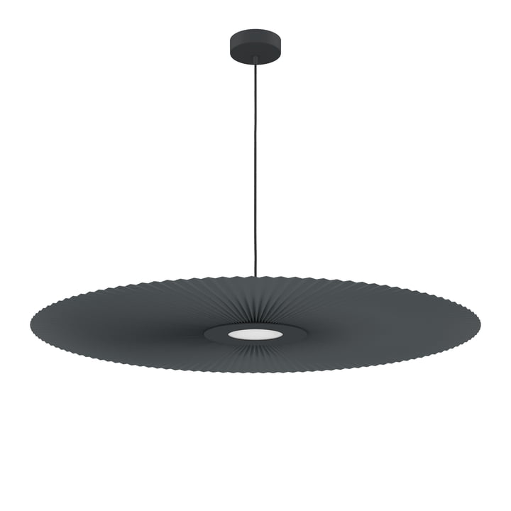 Hartô - Suspension Carmen LED light L, Ø 120 cm, slate grey (RAL 7016)