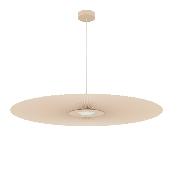 Hartô - Suspension Carmen LED light L, Ø 120 cm, sable doré (RAL 1015)