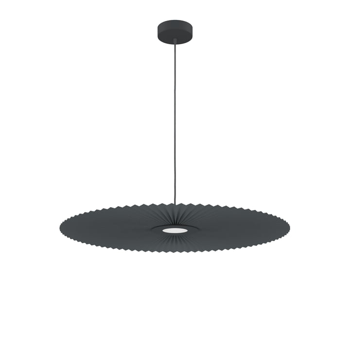 Hartô - Suspension Carmen LED light M, Ø 90 cm, slate grey (RAL 7016)