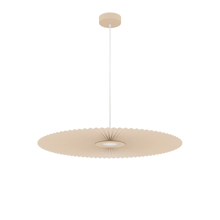 Hartô - Suspension Carmen LED light M, Ø 90 cm, sable doré (RAL 1015)