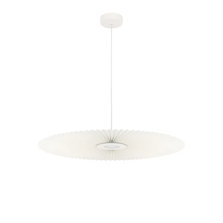 Hartô - Suspension Carmen LED light M, Ø 90 cm, blanc (RAL 9016)
