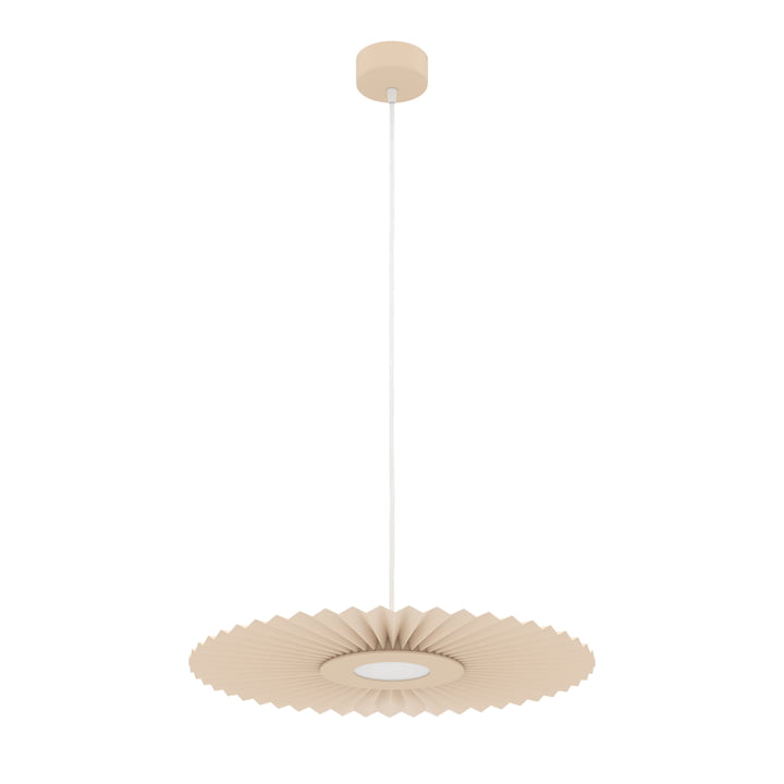 Hartô - Suspension Carmen LED light S, Ø 50 cm, sable doré (RAL 1015)