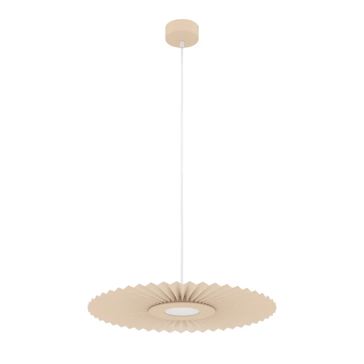 Hartô - Suspension Carmen LED light S, Ø 50 cm, sable doré (RAL 1015)