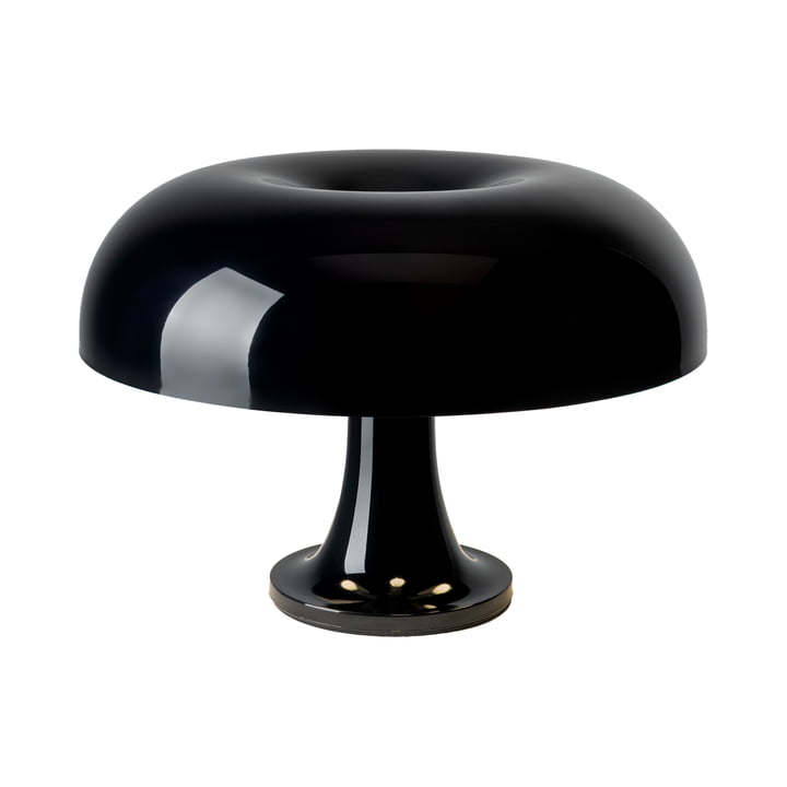 Nessino Lampe de table, noir (édition spéciale) de Artemide